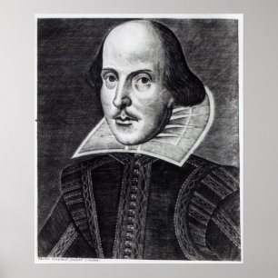 Poster Portrait de William Shakespeare