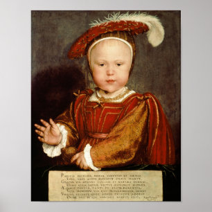 Poster Portrait d'Edward VI enfant, c.1538