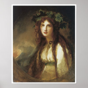 Poster Portrait d'Emma, Lady Hamilton, 1786