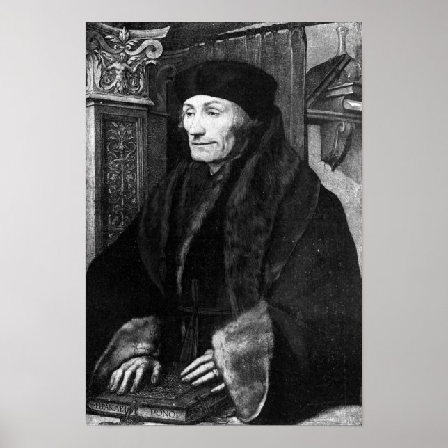 Poster Portrait d'Erasmus (Devant)