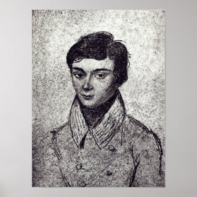 Poster Portrait d'Evariste Galois (Devant)