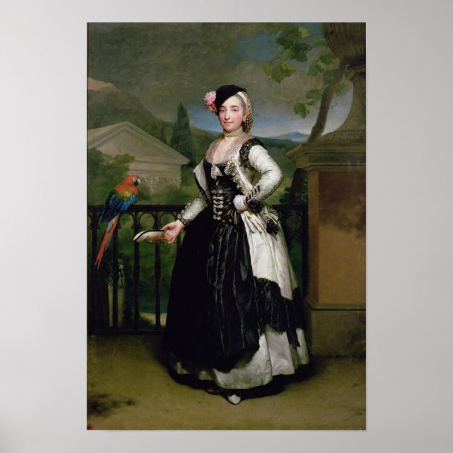 Poster Portrait d'Isabel Parrena Arce (Devant)