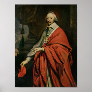 Poster Portrait du Cardinal de Richelieu