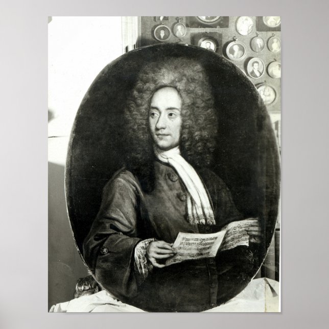 Poster Portrait du compositeur Tomaso Giovanni (Devant)