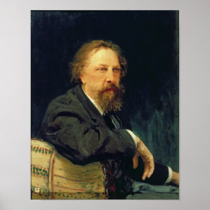 Poster Portrait du compte Alexey K. Tolstoy d'auteur