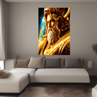 Portrait du Dieu grec Zeus | Art AI