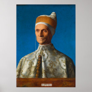 Poster Portrait du Doge Leonardo Loredan par Bellini