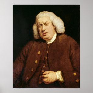 Poster Portrait du Dr Samuel Johnson