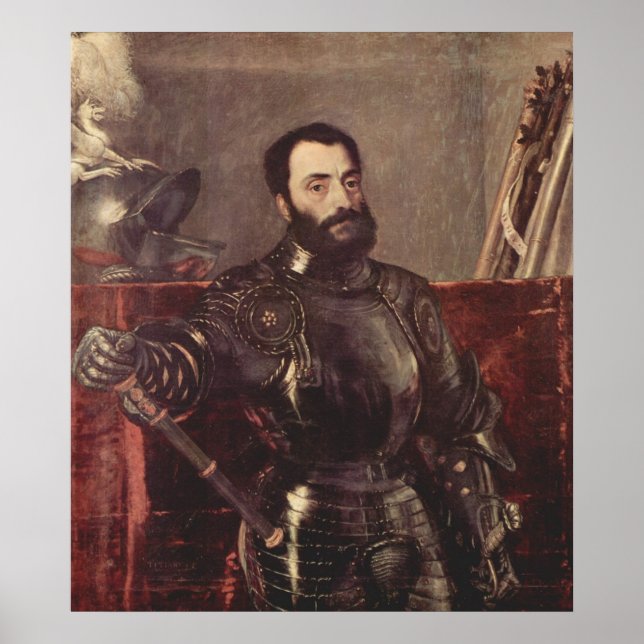 Poster Portrait du duc d'Urbino (Devant)