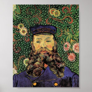 Poster Portrait du facteur Joseph Roulin par Van Gogh