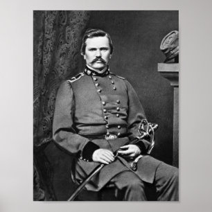 Poster Portrait du Général Simon Bolivar Buckner