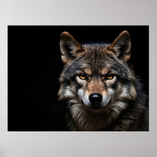 Poster Portrait du loup