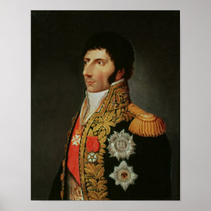 Poster Portrait du maréchal Charles Jean Bernadotte