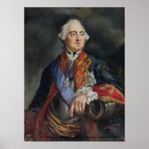 Poster Portrait du mathématicien Leonhard Euler