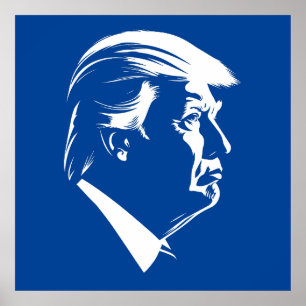 Poster Portrait du profil Donald Trump