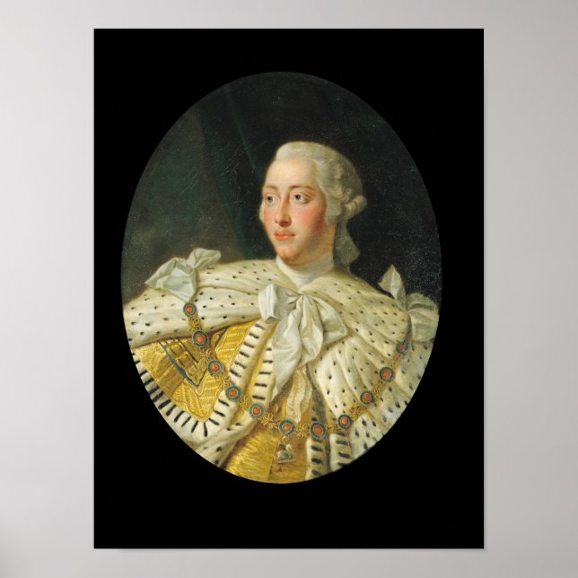 Poster Portrait du roi George III après 1760 (Devant)
