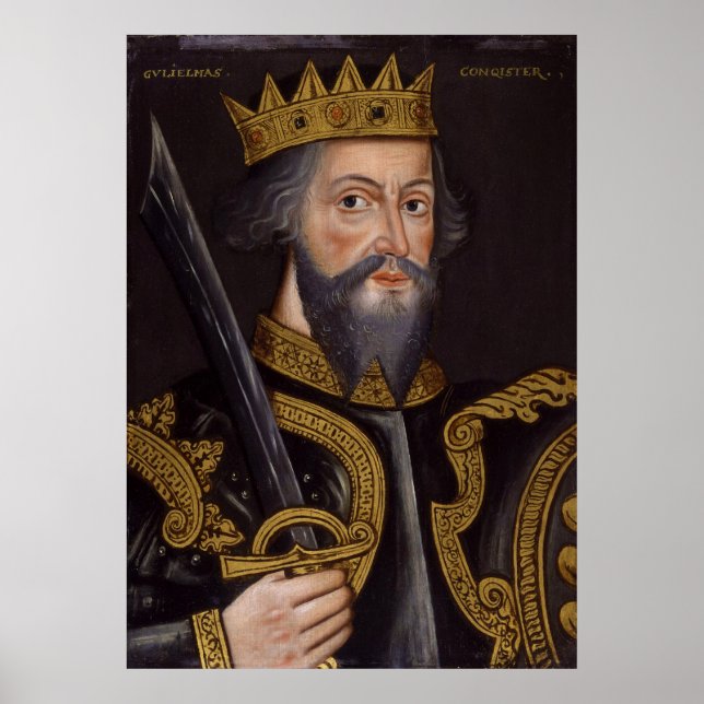 Poster Portrait du roi Guillaume I Le Conquérant (Devant)