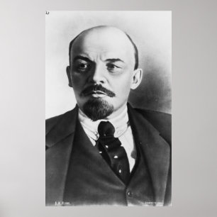 Poster Portrait du russe Vladimir Ilyich Lénine