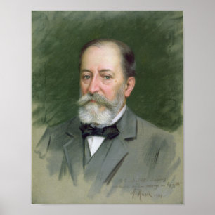 Poster Portrait du Saint-Saens 1903 de Camille