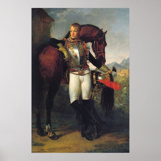 Poster Portrait du sous-lieutenant Charles Legrand (Devant)