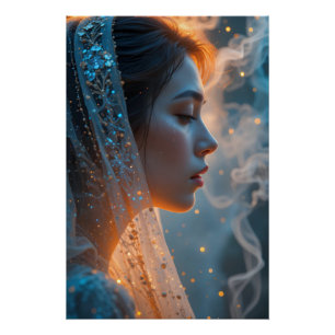 Poster Portrait du Voile magique