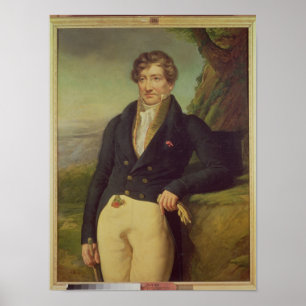 Poster Portrait du zoologiste français