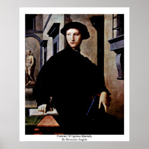 Poster Portrait D'Ugolino Martelli. Par Bronzino Angelo