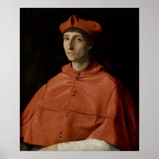 Poster Portrait d'un cardinal (Devant)