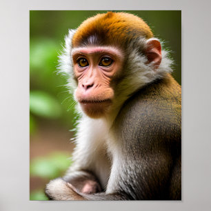 Poster Portrait d'un singe