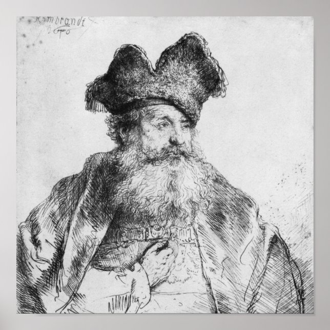 Poster Portrait d'un vieil homme (Devant)
