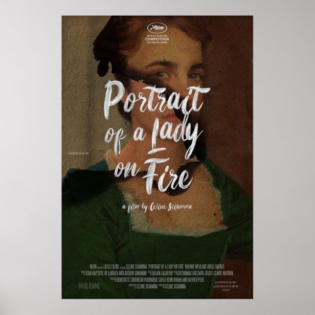 Poster Portrait d'une dame en feu 3 (Devant)