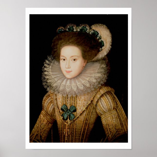Poster Portrait d'une dame, possibly Mary Queen of Scots  (Devant)