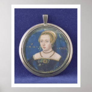 Poster Portrait d'une dame, probablement Lady Jane Grey, 