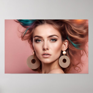 Poster portrait d'une femme