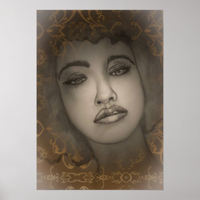 Poster Portrait d'une femme (Devant)