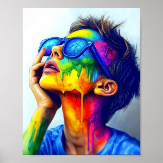 Poster portrait d'une femme