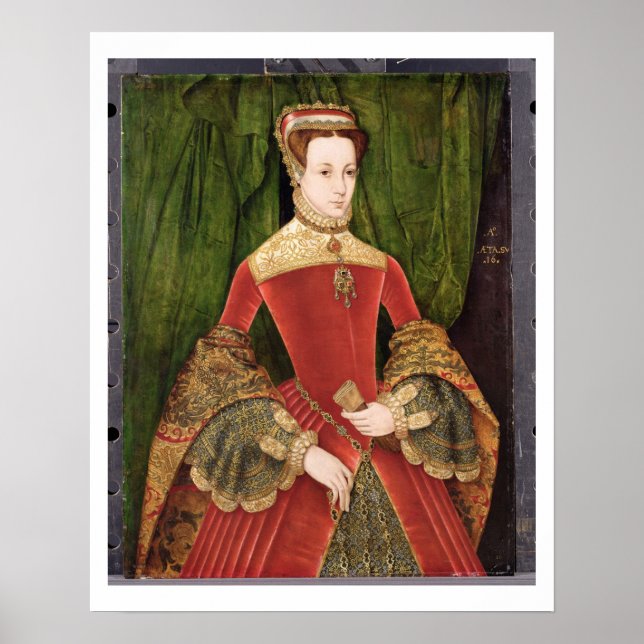 Poster Portrait d'une femme, aged 16, previously (Devant)