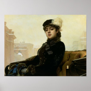 Poster Portrait d'une femme inconnue, 1883
