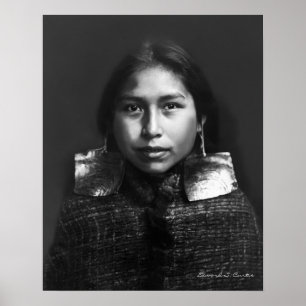 Poster Portrait d'une fille Tsawatenok - 1914
