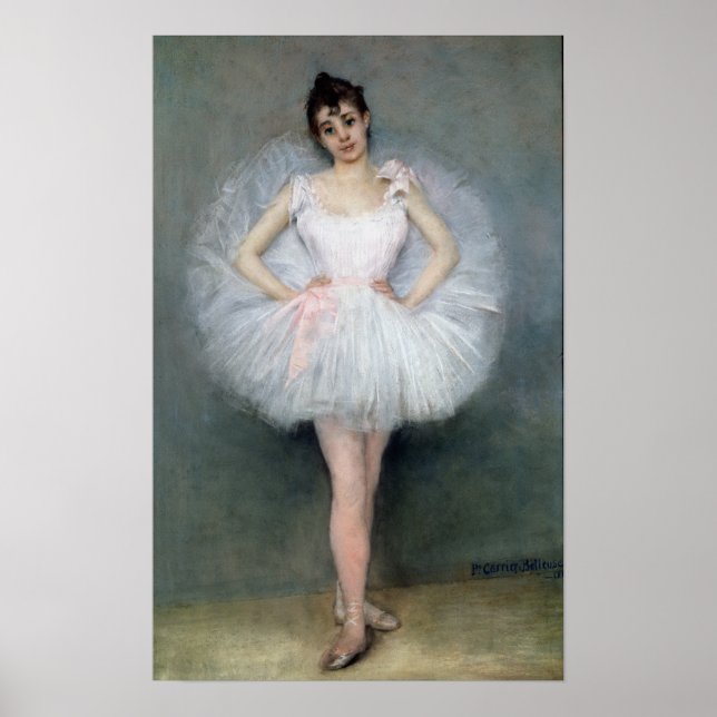 Poster Portrait d'une jeune Ballerina (Devant)