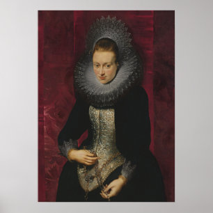 Poster Portrait d'une jeune femme