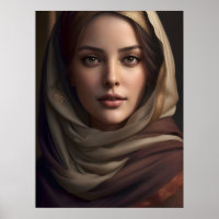 Portrait élégant de la femme Art de l'IA