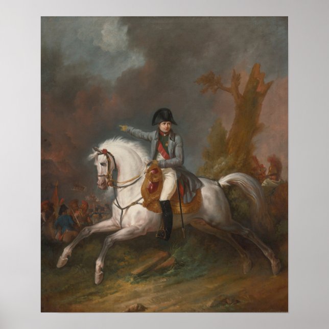 Poster Portrait équestre de Napoléon (Devant)