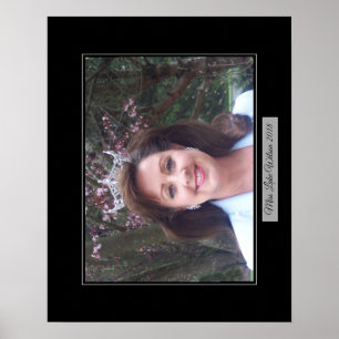 Poster Portrait fait sur commande d'affiche de Mlle
