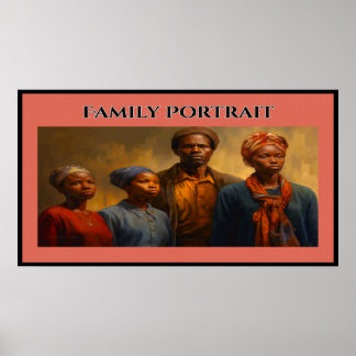 Poster Portrait familial