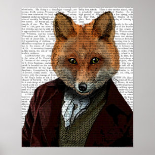 Poster Portrait Fox