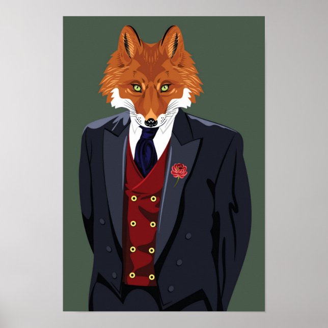 Poster Portrait Foxy (Devant)