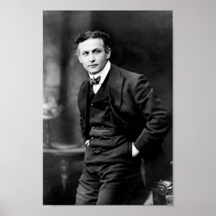 Poster Portrait Harry Houdini - Vers 1910