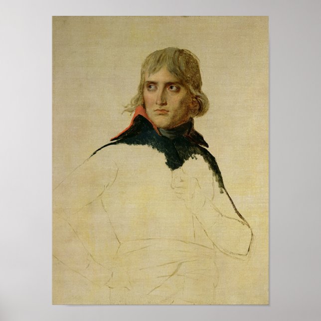 Poster Portrait inachevé du général Bonaparte (Devant)