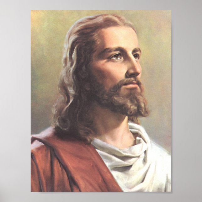 Poster Portrait Jésus (Devant)